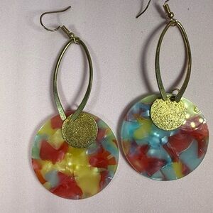 Color Splash Drop Earrings